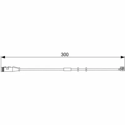 Promozione BOSCH 1 987 473 033 Contatto Segnalazione, Usura Past. Freno/mat. d‘Attrito
